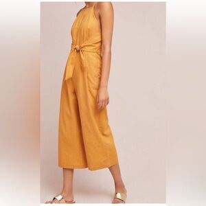 Anthropologie Greylin Linen Jumpsuit